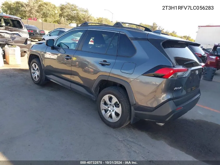 2020 Toyota Rav4 Le VIN: 2T3H1RFV7LC056283 Lot: 40732575