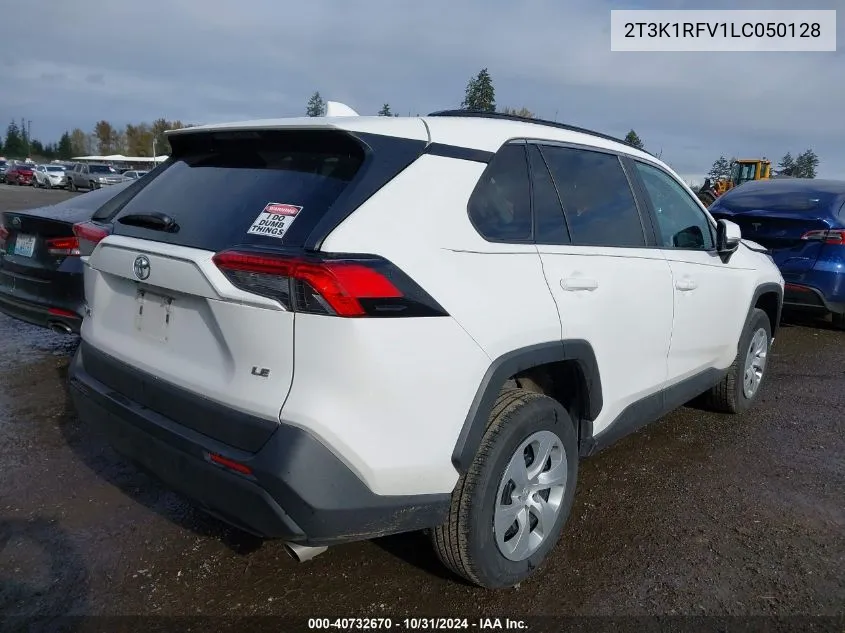 2020 Toyota Rav4 Le VIN: 2T3K1RFV1LC050128 Lot: 40732670