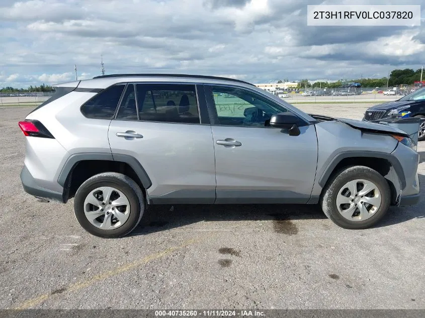 2020 Toyota Rav4 Le VIN: 2T3H1RFV0LC037820 Lot: 40735260