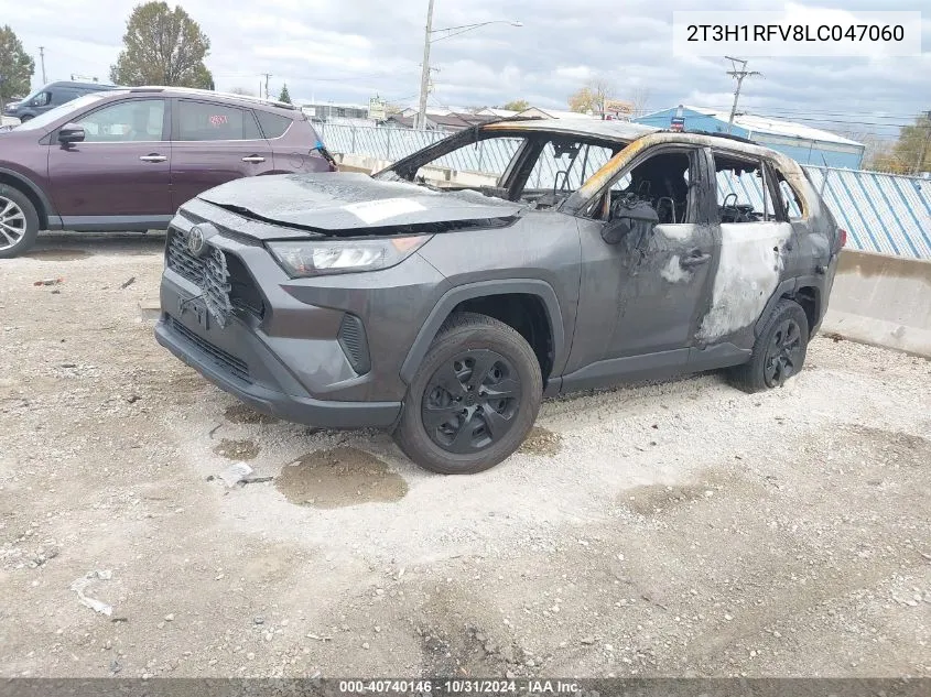 2020 Toyota Rav4 Le VIN: 2T3H1RFV8LC047060 Lot: 40740146