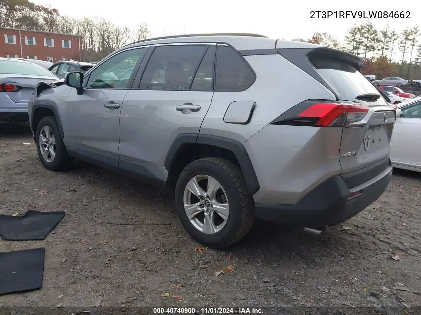 2020 Toyota Rav4 Xle VIN: 2T3P1RFV9LW084662 Lot: 40740900