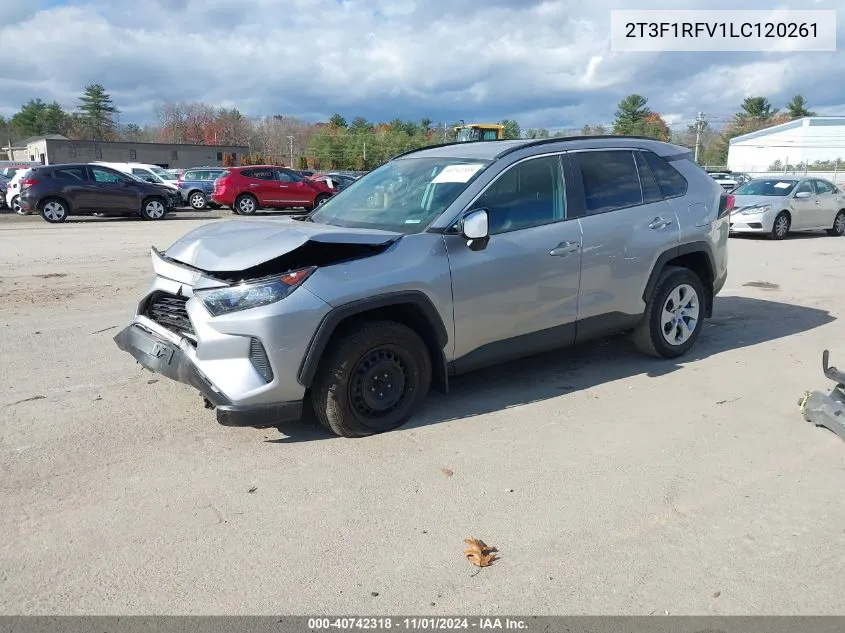 2020 Toyota Rav4 Le VIN: 2T3F1RFV1LC120261 Lot: 40742318