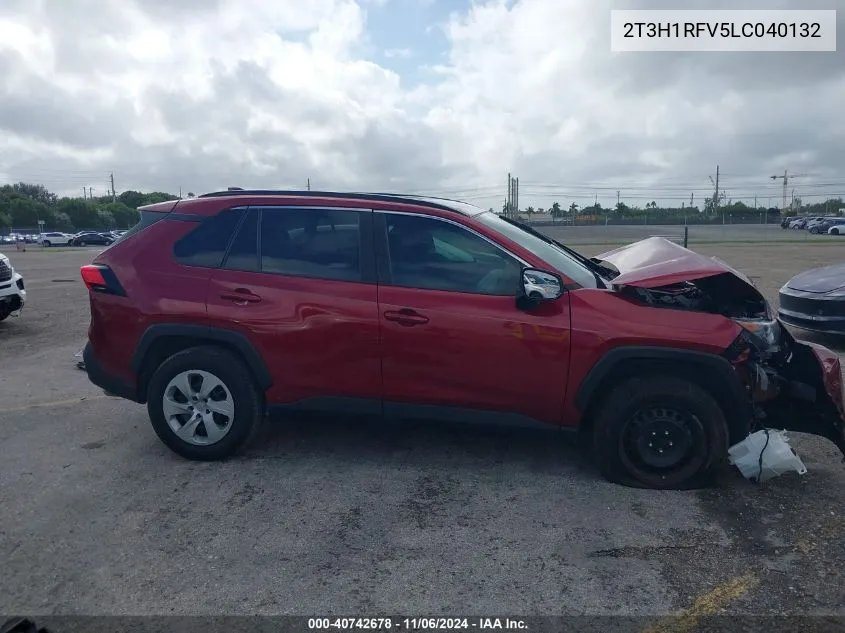 2020 Toyota Rav4 Le VIN: 2T3H1RFV5LC040132 Lot: 40742678