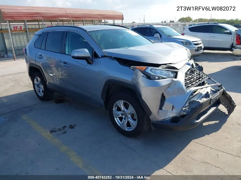 2020 Toyota Rav4 Xle VIN: 2T3W1RFV6LW082072 Lot: 40743252