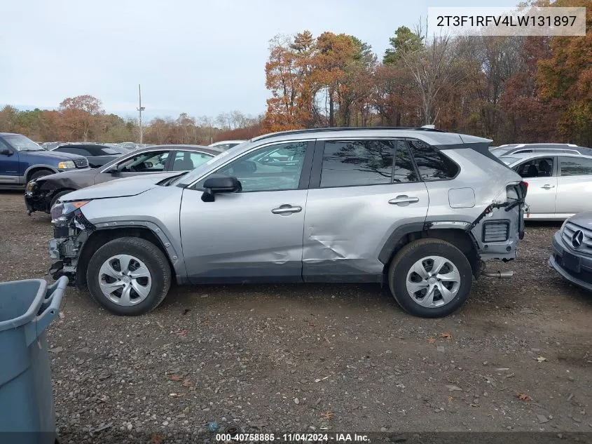 2020 Toyota Rav4 Le VIN: 2T3F1RFV4LW131897 Lot: 40758885