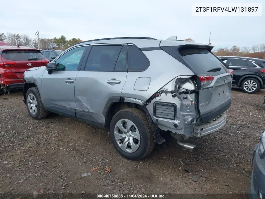 2020 Toyota Rav4 Le VIN: 2T3F1RFV4LW131897 Lot: 40758885