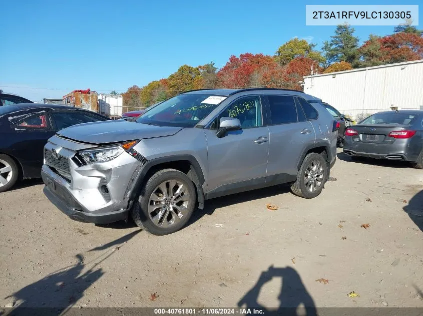 2020 Toyota Rav4 Xle Premium VIN: 2T3A1RFV9LC130305 Lot: 40761801