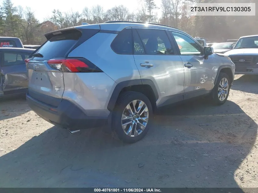 2020 Toyota Rav4 Xle Premium VIN: 2T3A1RFV9LC130305 Lot: 40761801