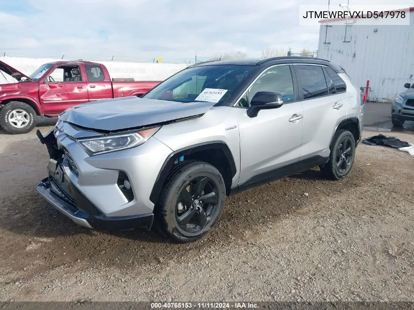 JTMEWRFVXLD547978 2020 Toyota Rav4 Hybrid Xse