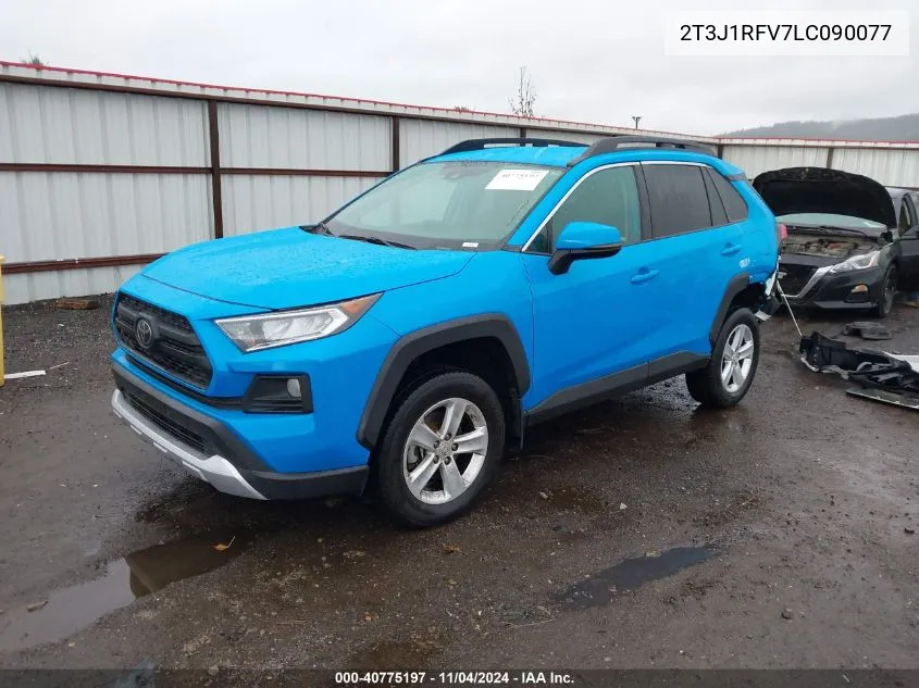 2020 Toyota Rav4 Adventure VIN: 2T3J1RFV7LC090077 Lot: 40775197