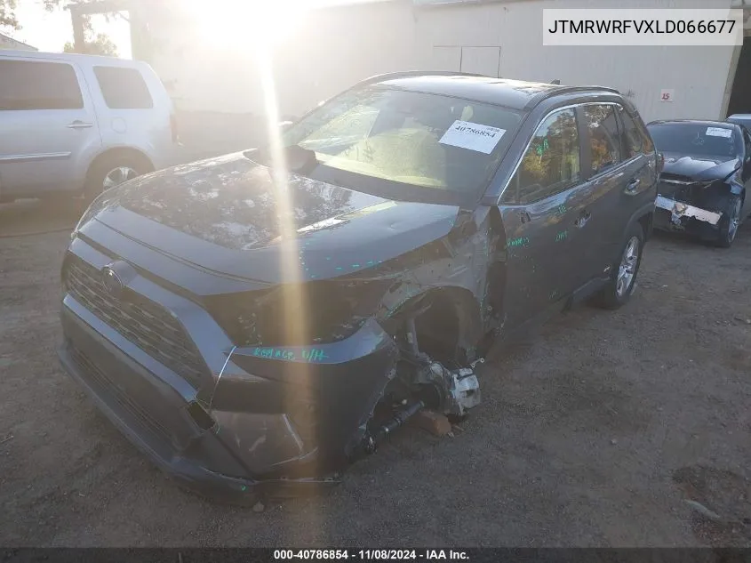 2020 Toyota Rav4 Hybrid Xle VIN: JTMRWRFVXLD066677 Lot: 40786854