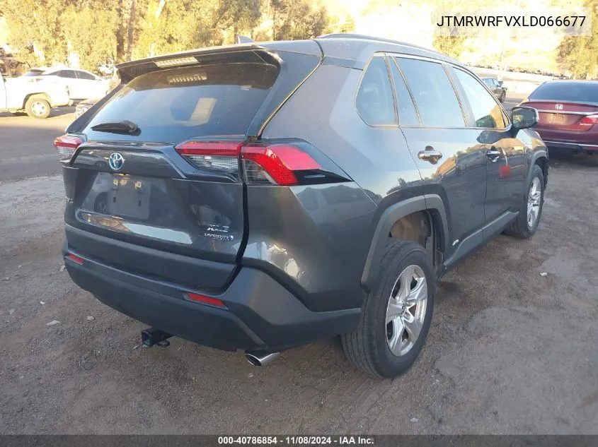 2020 Toyota Rav4 Hybrid Xle VIN: JTMRWRFVXLD066677 Lot: 40786854