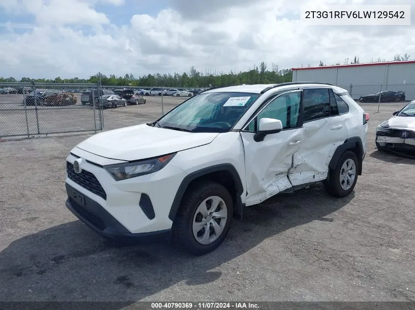 2T3G1RFV6LW129542 2020 Toyota Rav4 Le