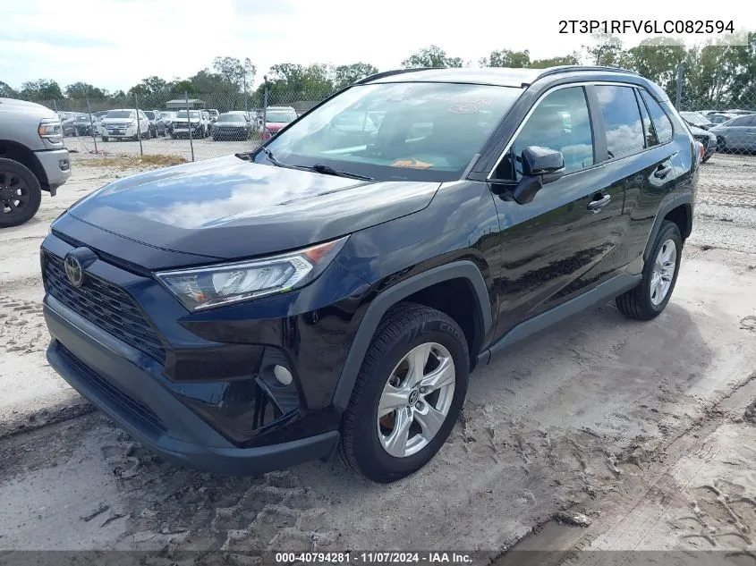 2020 Toyota Rav4 Xle VIN: 2T3P1RFV6LC082594 Lot: 40794281