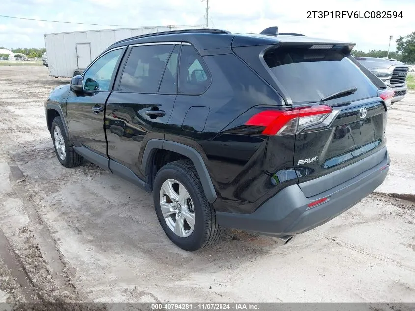 2020 Toyota Rav4 Xle VIN: 2T3P1RFV6LC082594 Lot: 40794281