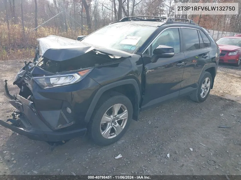 2020 Toyota Rav4 Xle VIN: 2T3P1RFV6LW132750 Lot: 40798451