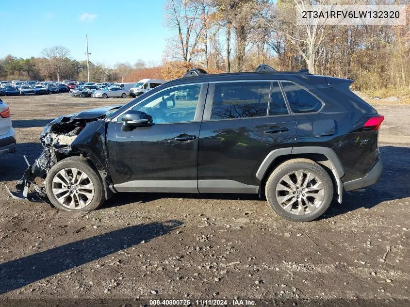 2020 Toyota Rav4 Xle Premium VIN: 2T3A1RFV6LW132320 Lot: 40800725