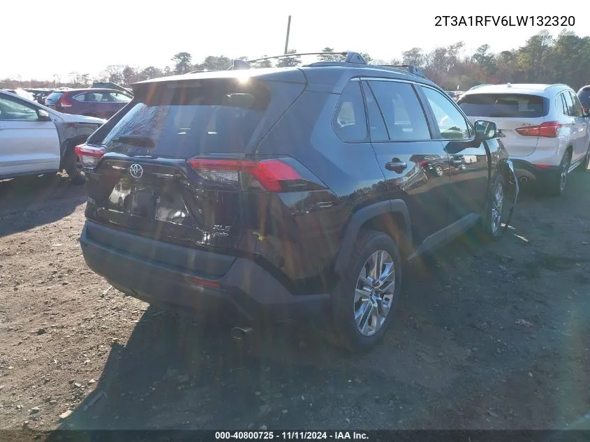 2020 Toyota Rav4 Xle Premium VIN: 2T3A1RFV6LW132320 Lot: 40800725