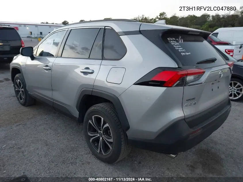 2020 Toyota Rav4 Le VIN: 2T3H1RFV2LC047880 Lot: 40802167