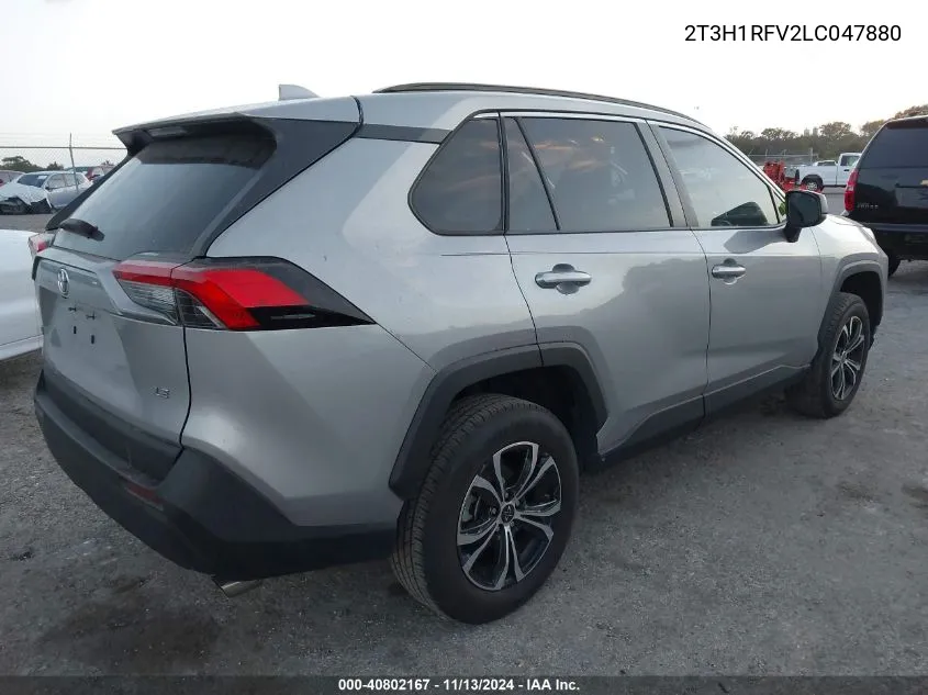 2020 Toyota Rav4 Le VIN: 2T3H1RFV2LC047880 Lot: 40802167