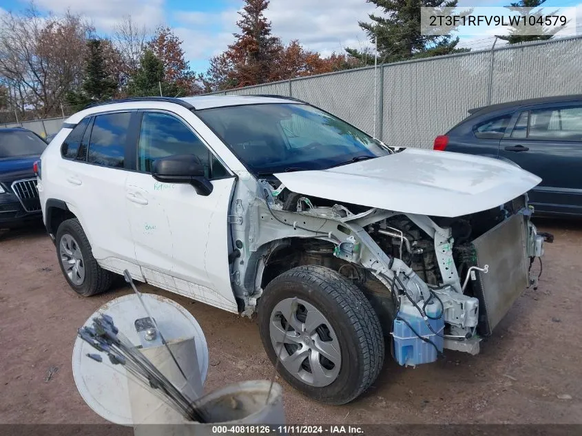 2T3F1RFV9LW104579 2020 Toyota Rav4 Le