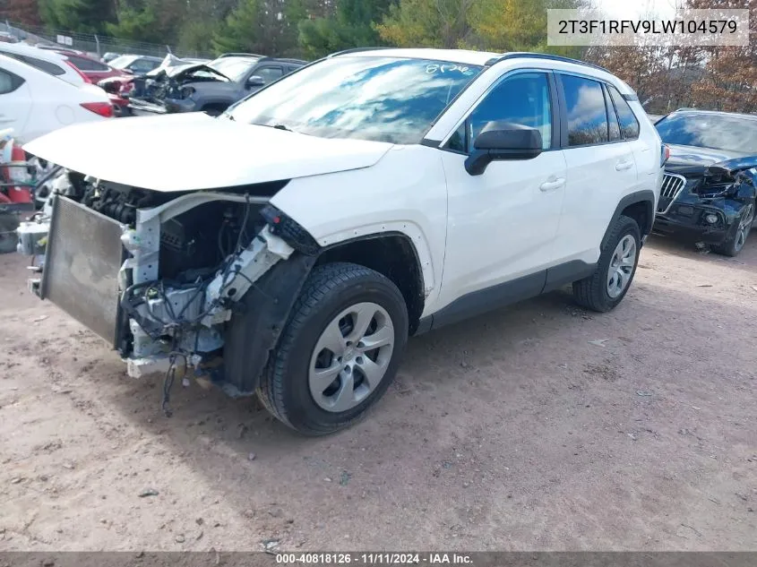 2T3F1RFV9LW104579 2020 Toyota Rav4 Le