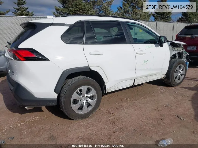 2T3F1RFV9LW104579 2020 Toyota Rav4 Le