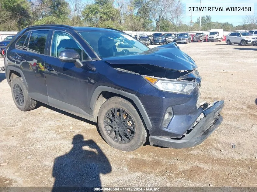 2T3W1RFV6LW082458 2020 Toyota Rav4 Xle