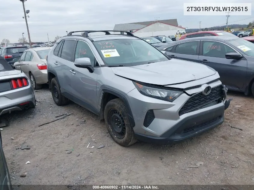 2020 Toyota Rav4 Le VIN: 2T3G1RFV3LW129515 Lot: 40860902