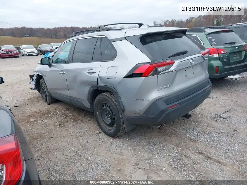 2020 Toyota Rav4 Le VIN: 2T3G1RFV3LW129515 Lot: 40860902