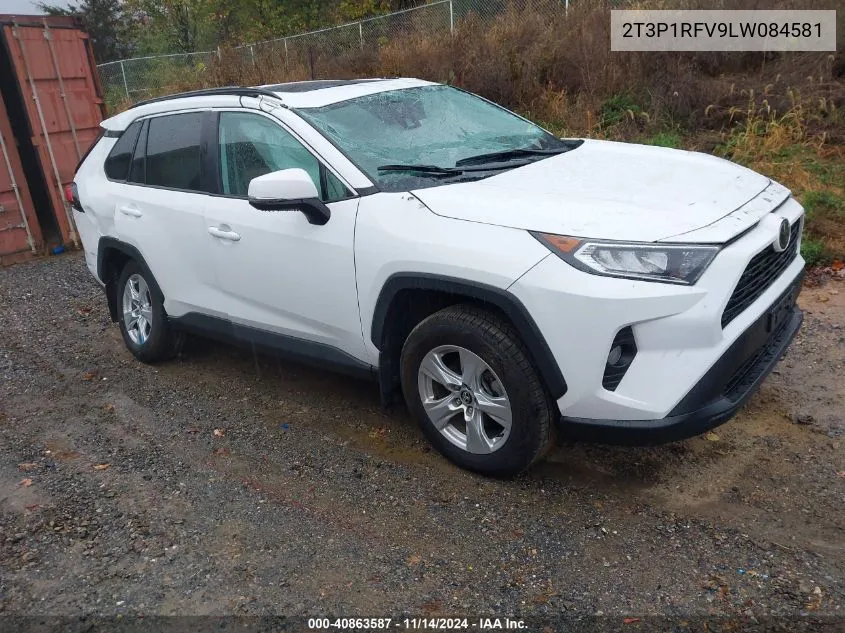 2020 Toyota Rav4 Xle VIN: 2T3P1RFV9LW084581 Lot: 40863587