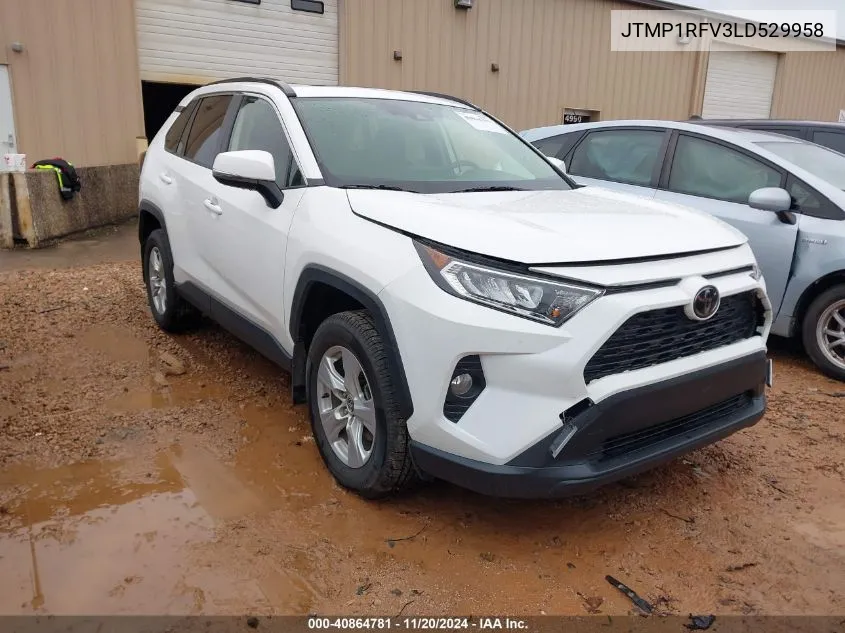 2020 Toyota Rav4 Xle VIN: JTMP1RFV3LD529958 Lot: 40864781