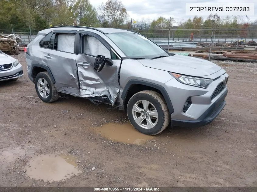 2020 Toyota Rav4 Xle VIN: 2T3P1RFV5LC072283 Lot: 40870955