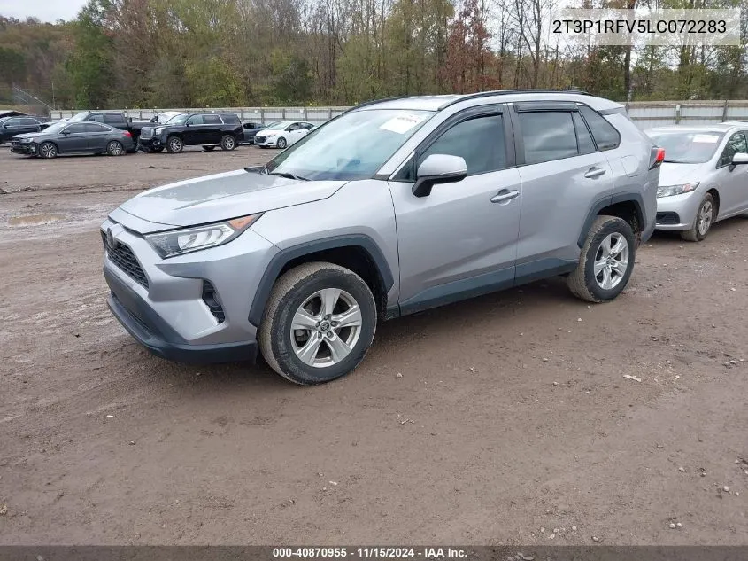 2020 Toyota Rav4 Xle VIN: 2T3P1RFV5LC072283 Lot: 40870955