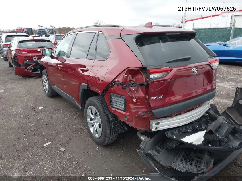 2020 Toyota Rav4 Le VIN: 2T3H1RFV9LW067526 Lot: 40881299