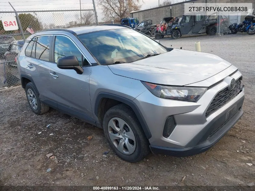 2020 Toyota Rav4 Le VIN: 2T3F1RFV6LC088438 Lot: 40899163