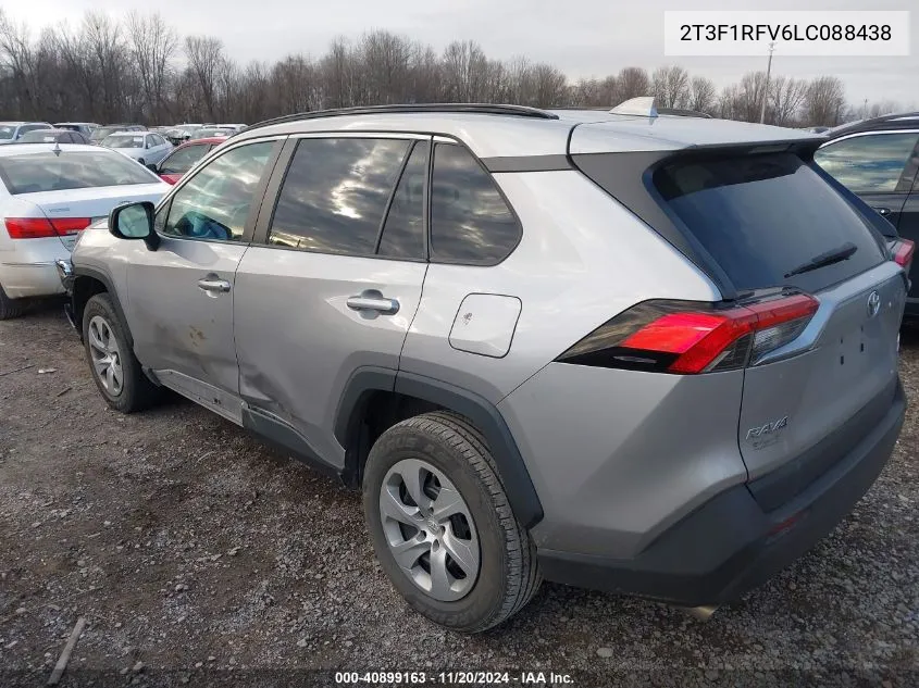 2020 Toyota Rav4 Le VIN: 2T3F1RFV6LC088438 Lot: 40899163