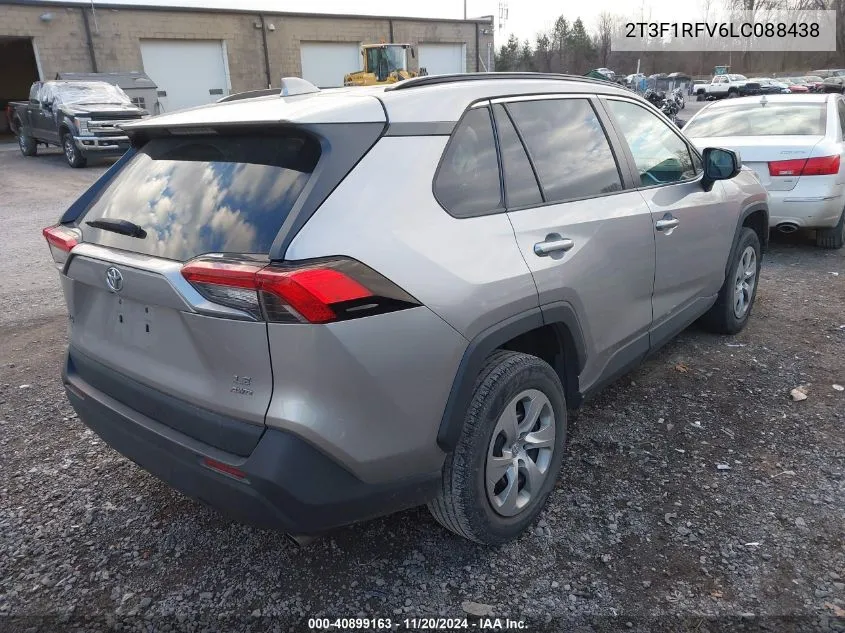 2020 Toyota Rav4 Le VIN: 2T3F1RFV6LC088438 Lot: 40899163