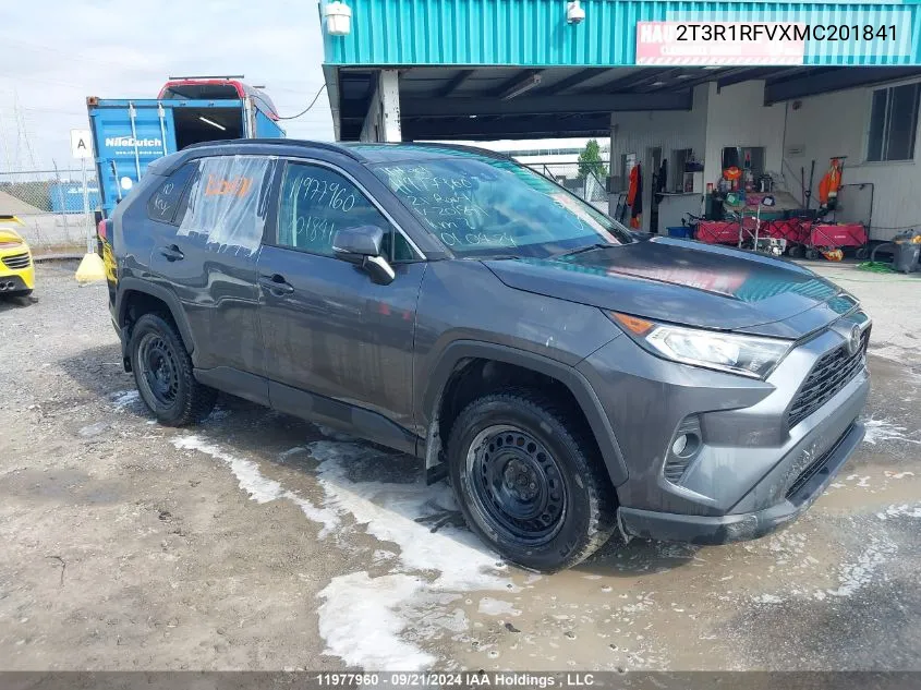 2021 Toyota Rav4 VIN: 2T3R1RFVXMC201841 Lot: 11977960