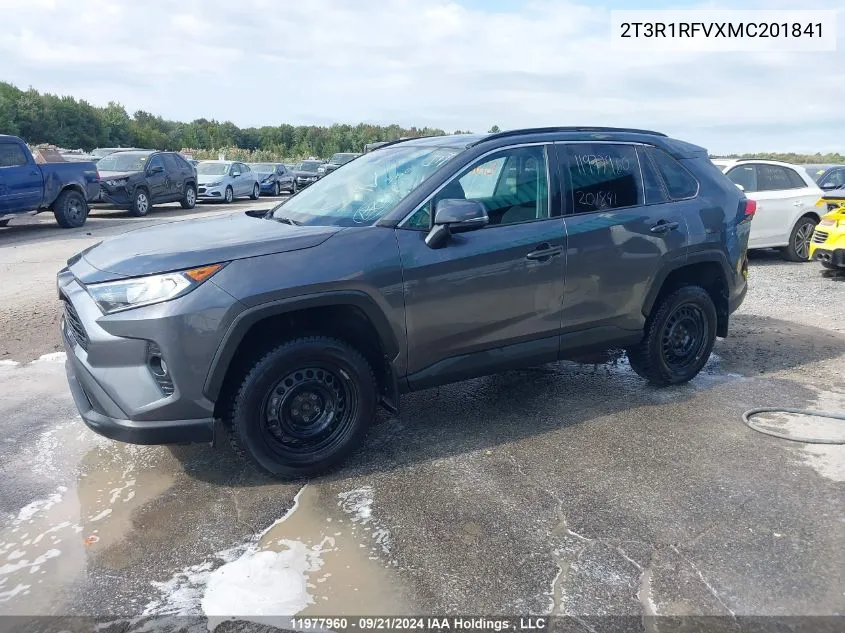 2021 Toyota Rav4 VIN: 2T3R1RFVXMC201841 Lot: 11977960