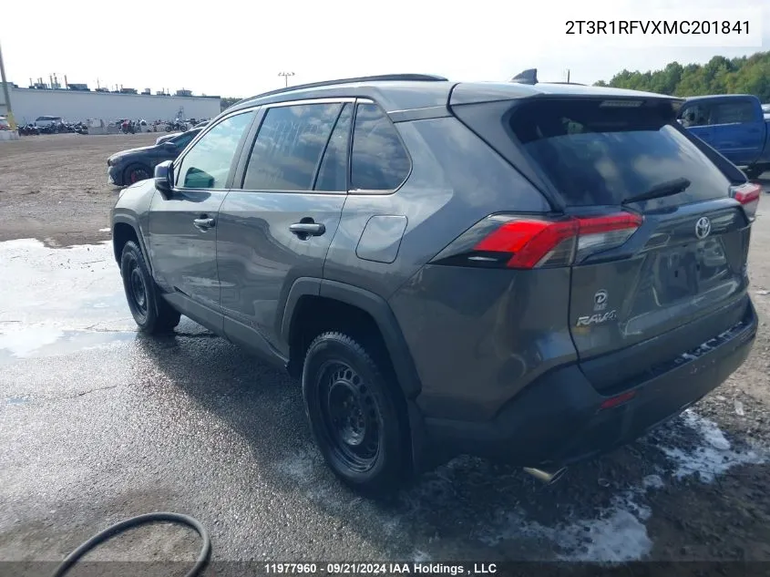 2021 Toyota Rav4 VIN: 2T3R1RFVXMC201841 Lot: 11977960