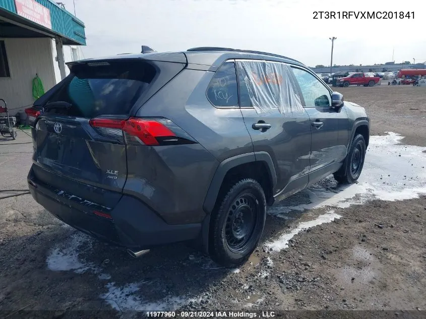 2021 Toyota Rav4 VIN: 2T3R1RFVXMC201841 Lot: 11977960