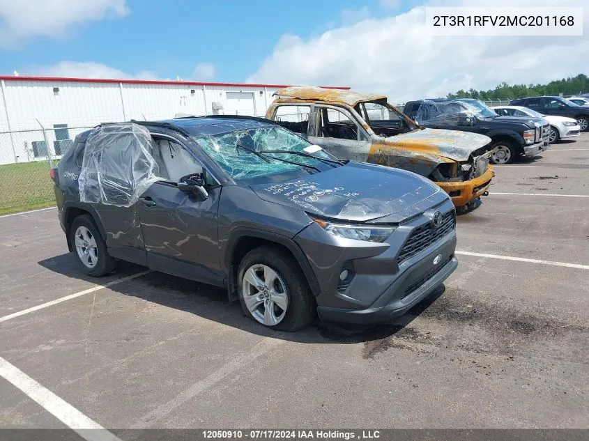 2T3R1RFV2MC201168 2021 Toyota Rav4 Xle