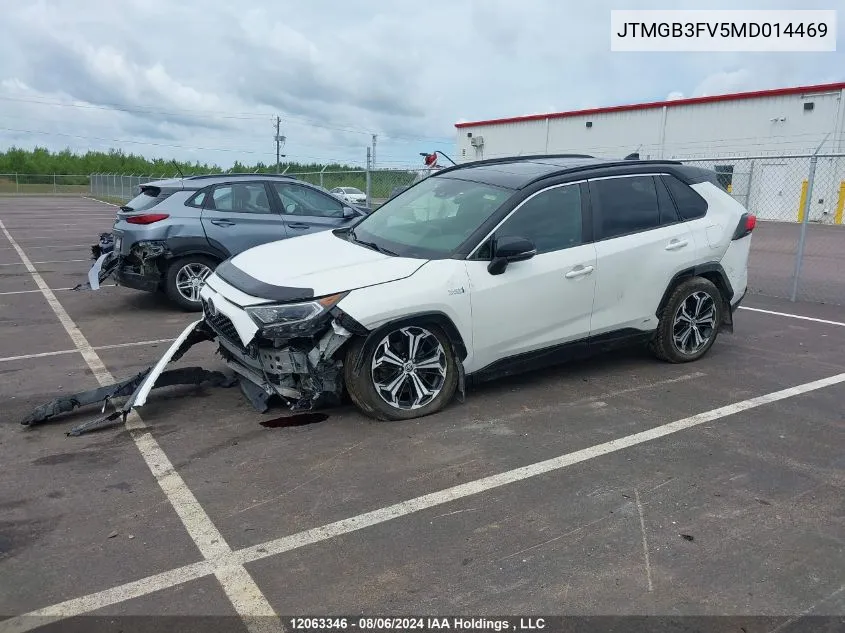 JTMGB3FV5MD014469 2021 Toyota Rav4 Prime Se