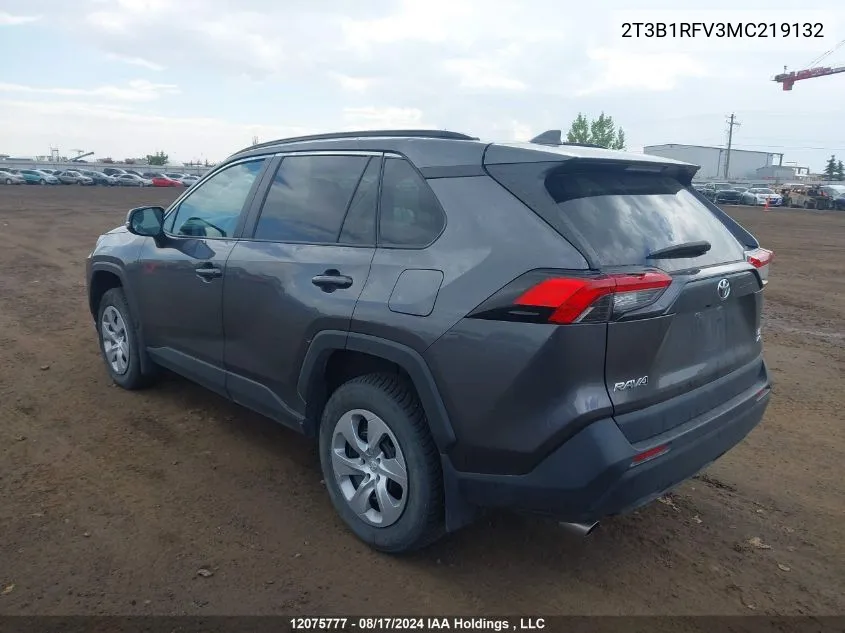 2021 Toyota Rav4 Le VIN: 2T3B1RFV3MC219132 Lot: 12075777