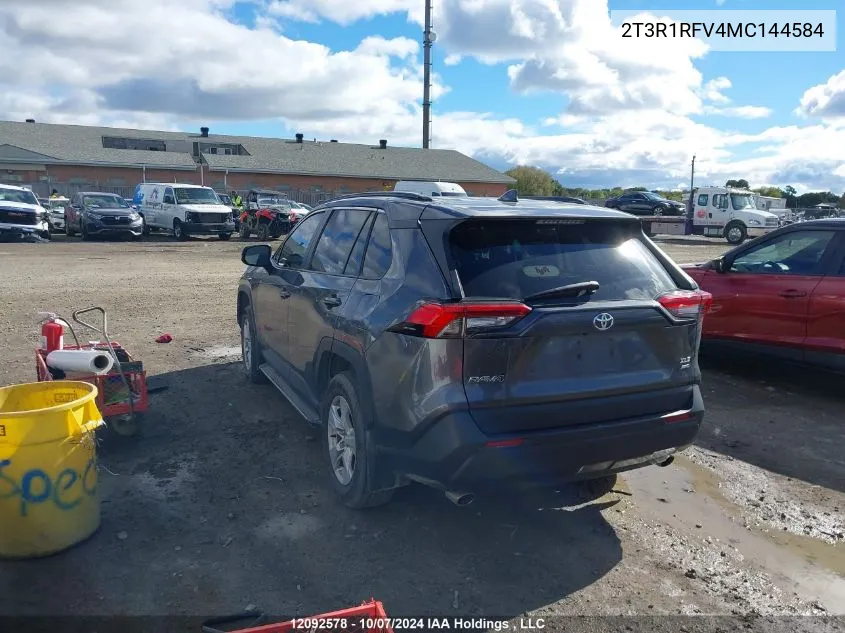 2021 Toyota Rav4 Xle VIN: 2T3R1RFV4MC144584 Lot: 12092578