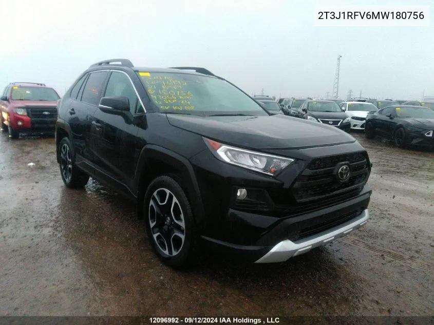 2T3J1RFV6MW180756 2021 Toyota Rav4 Adventure/Trd Off Road