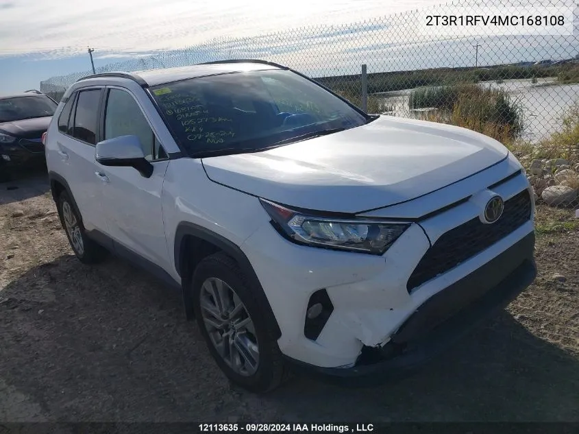 2021 Toyota Rav4 Xle/Xle Premium VIN: 2T3R1RFV4MC168108 Lot: 12113635