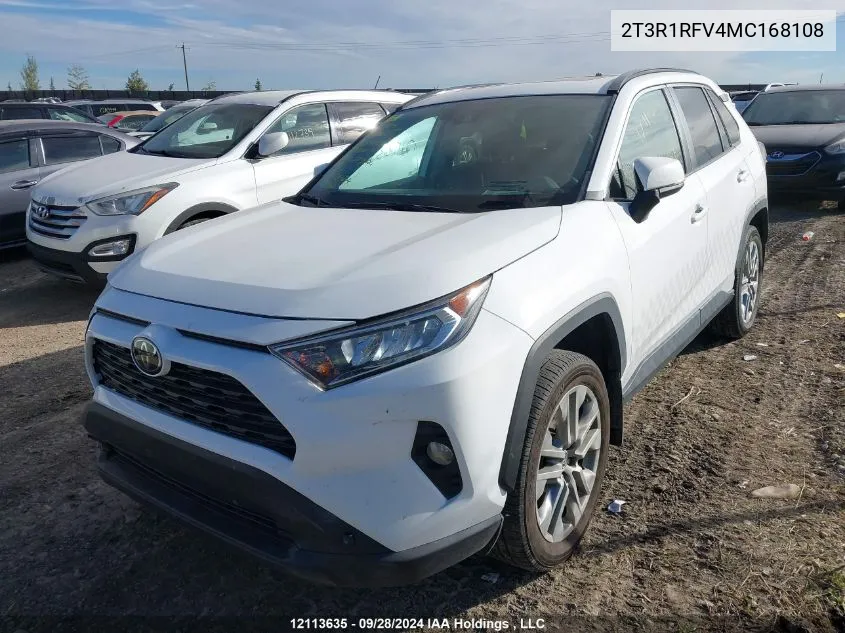 2021 Toyota Rav4 Xle/Xle Premium VIN: 2T3R1RFV4MC168108 Lot: 12113635