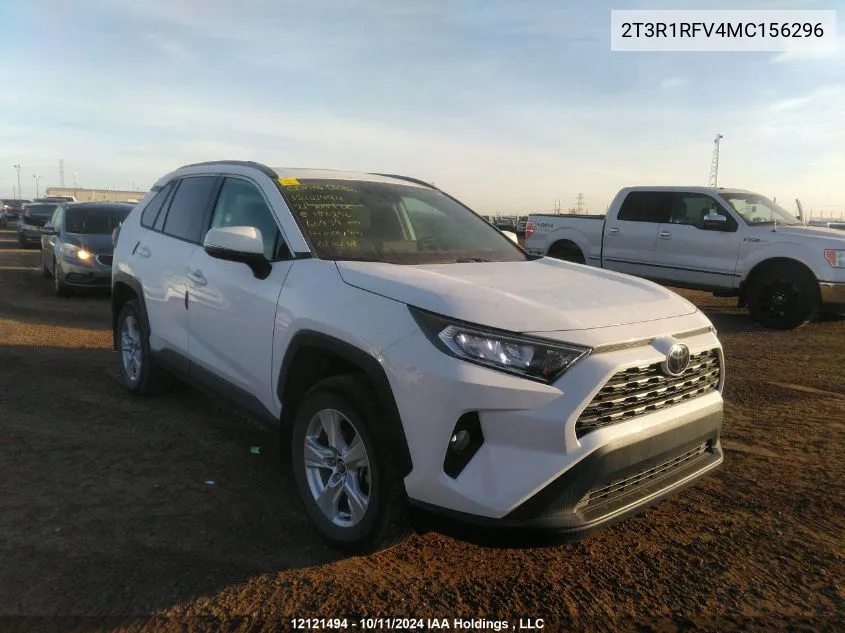 2021 Toyota Rav4 Xle/Xle Premium VIN: 2T3R1RFV4MC156296 Lot: 12121494